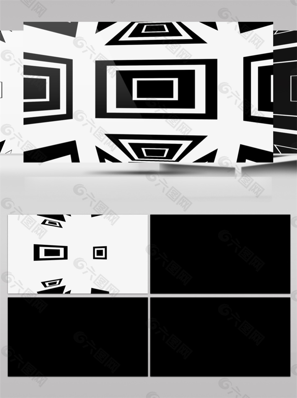 白色动感光束视频素材