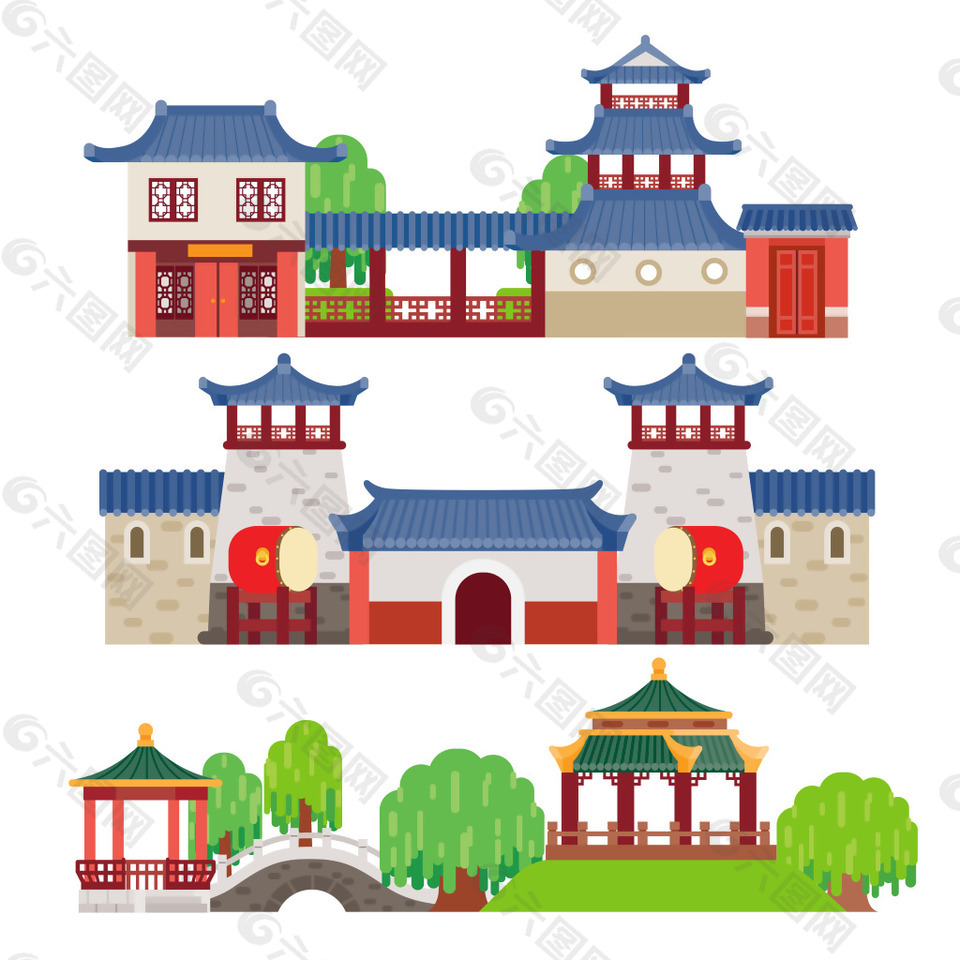 中国传统园林仿古建筑