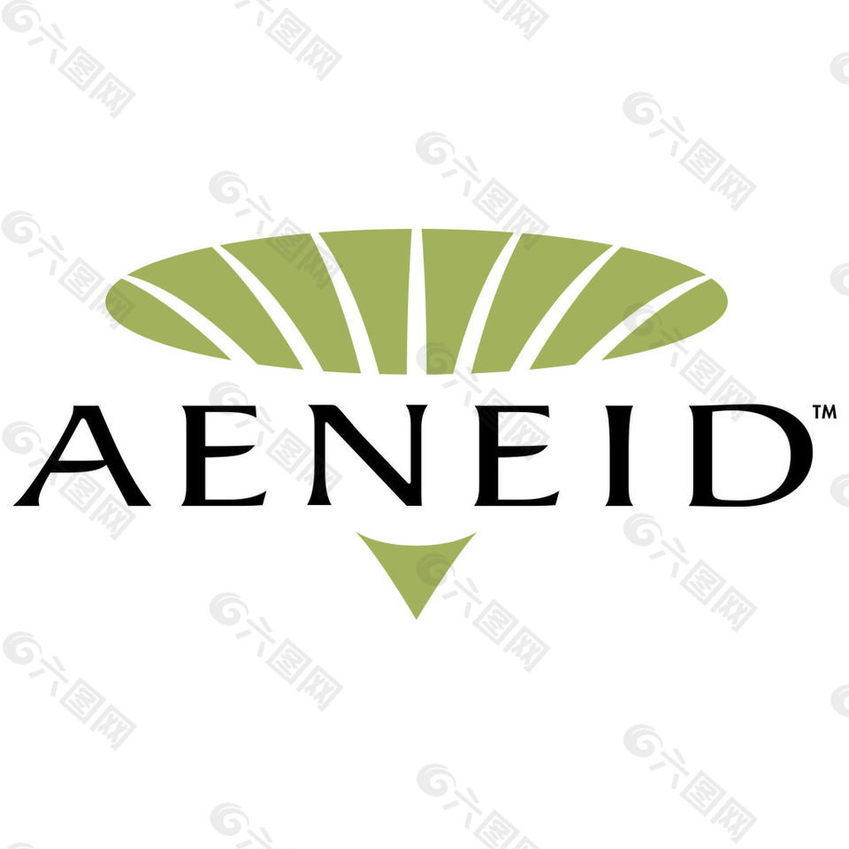 AENEID公司绿黑A字母LOGO设计