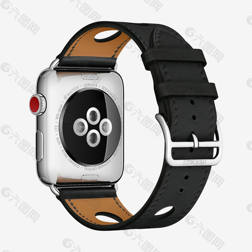 黑色高端的商务电子手表jpg