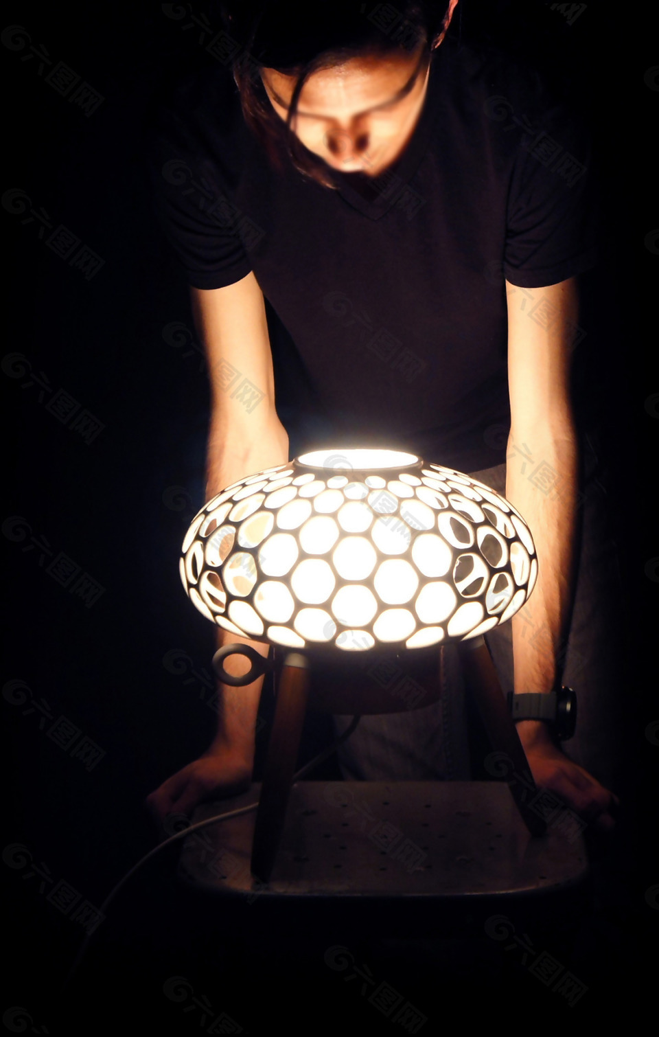 创意个性的模型灯具产品jpg