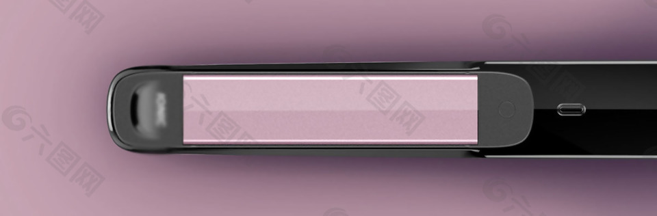 粉色紫色可爱的直发器jpg素材