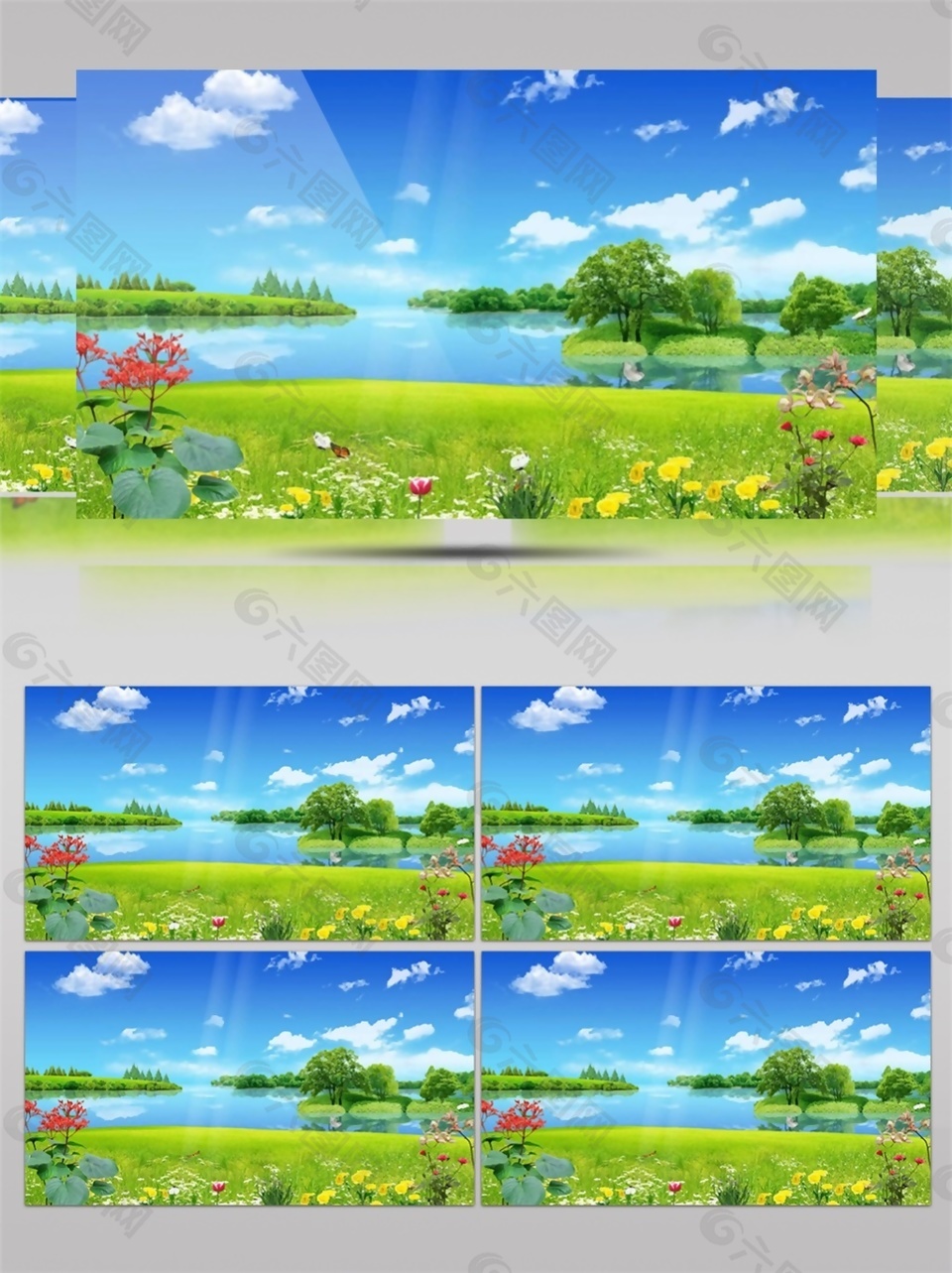 山水风光视频素材