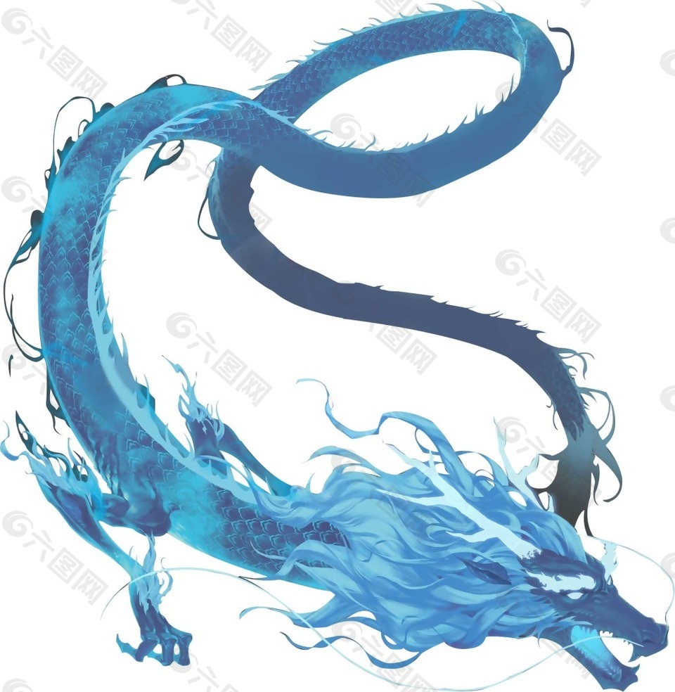 卡通动漫中国龙png元素png元素