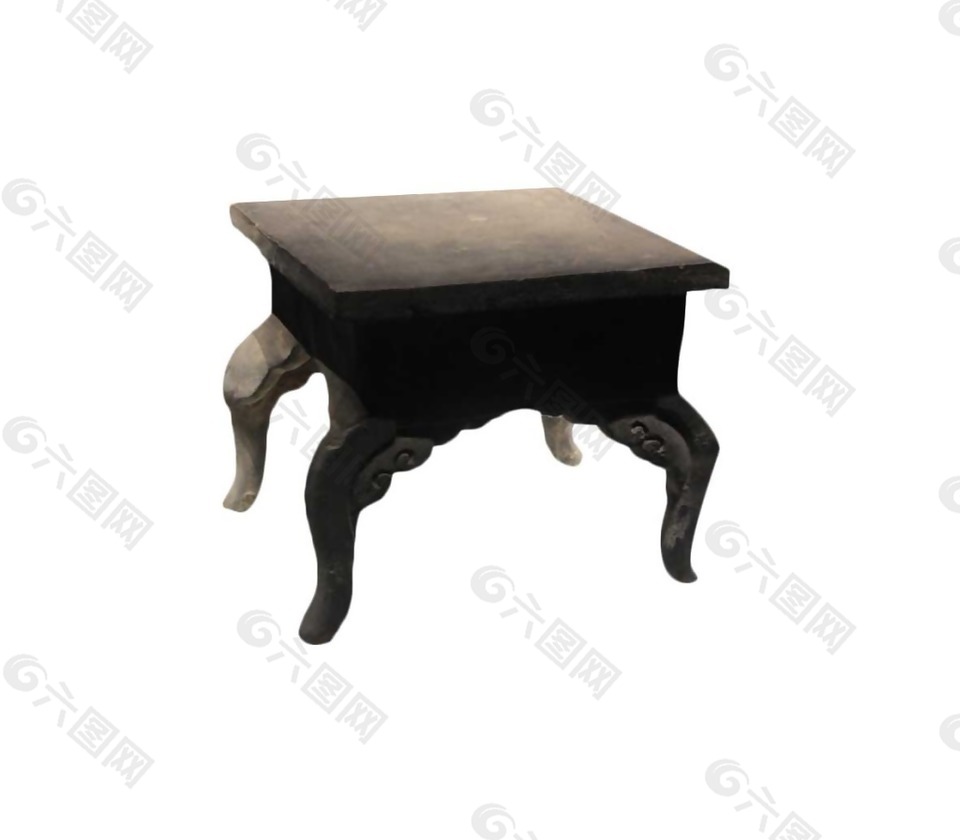 黑色复古桌子png元素