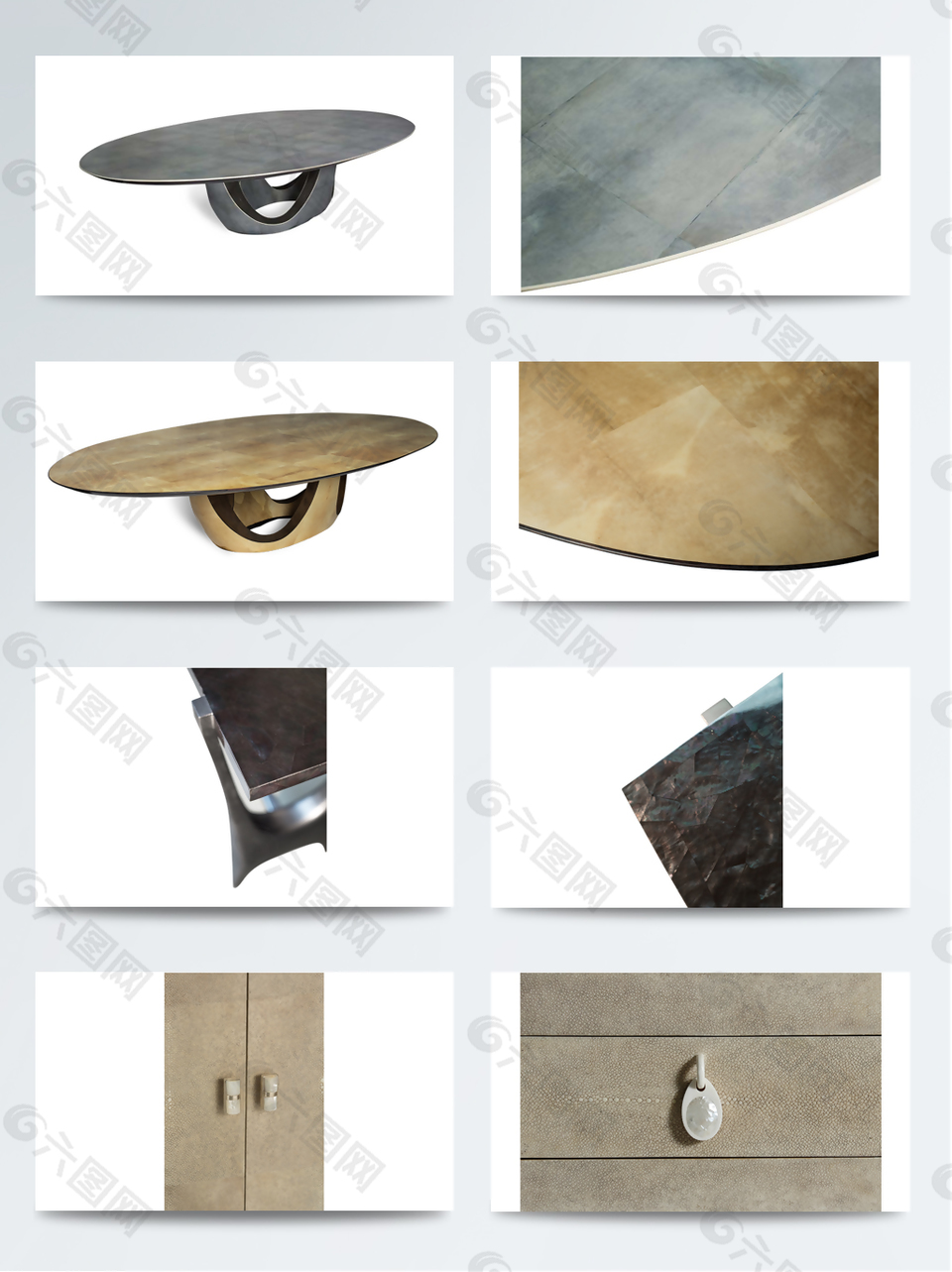 不规则茶几大理石台面