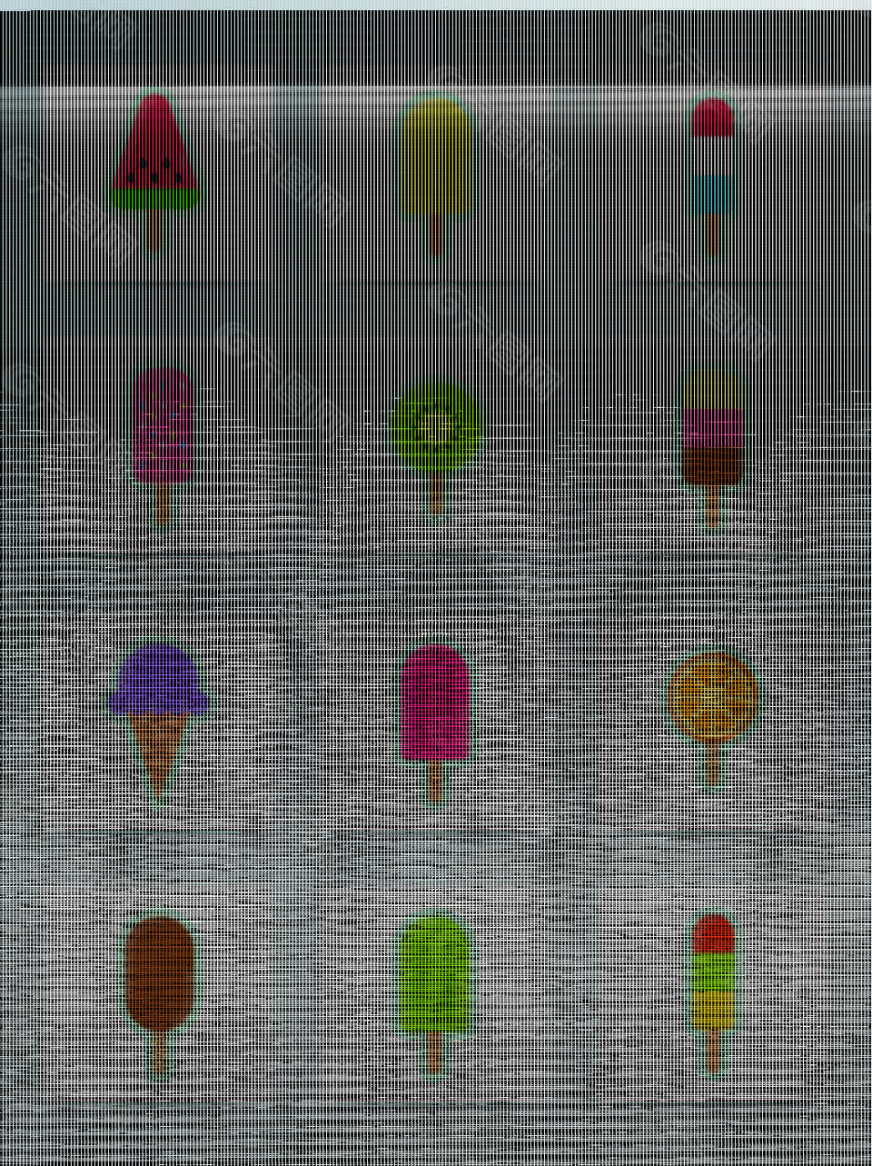 各类水果味冰激凌图标集合