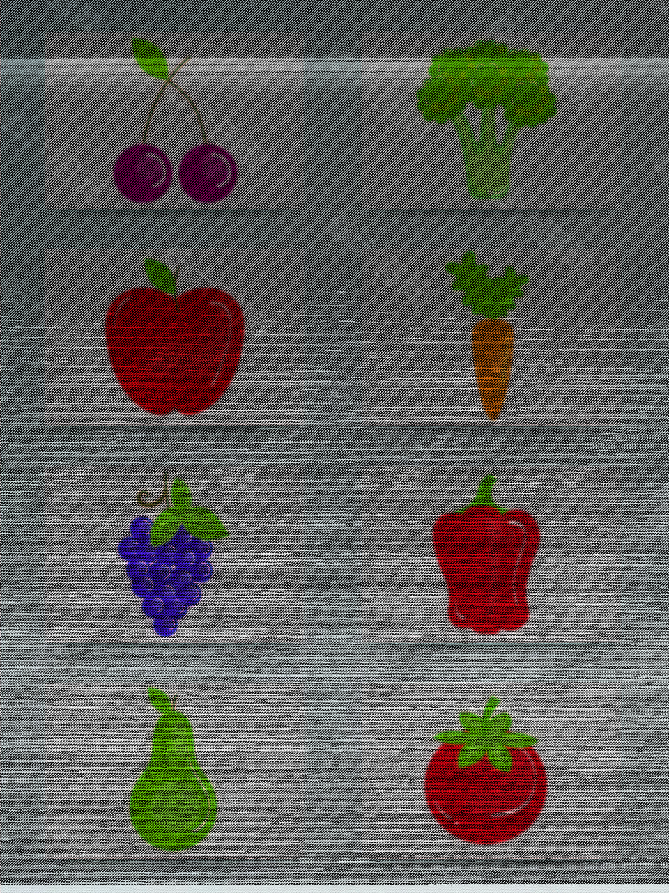 新鲜果蔬图标元素