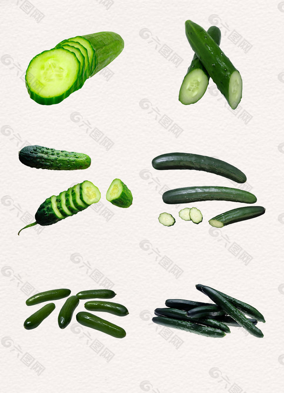 绿色蔬菜水果黄瓜素材