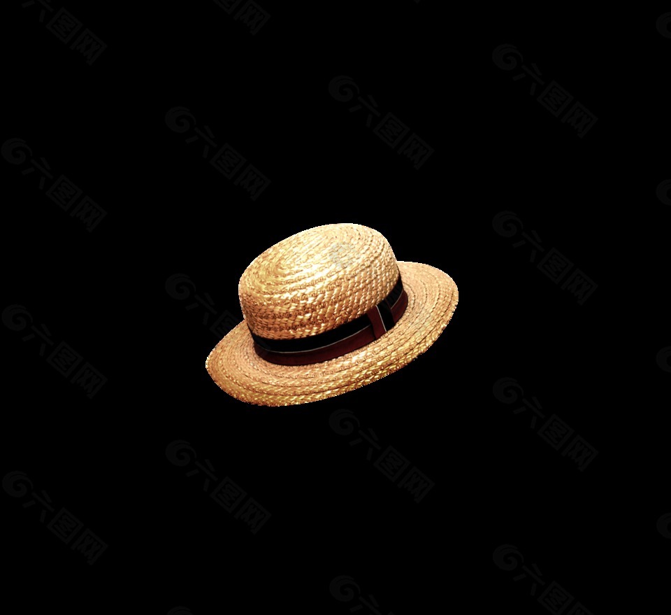 夏日帽子装饰素材
