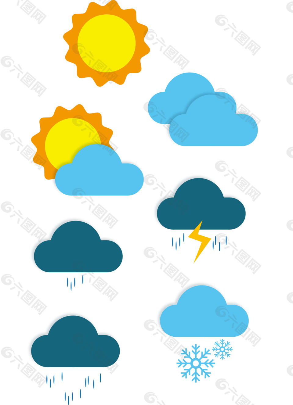 天气图标标识icon