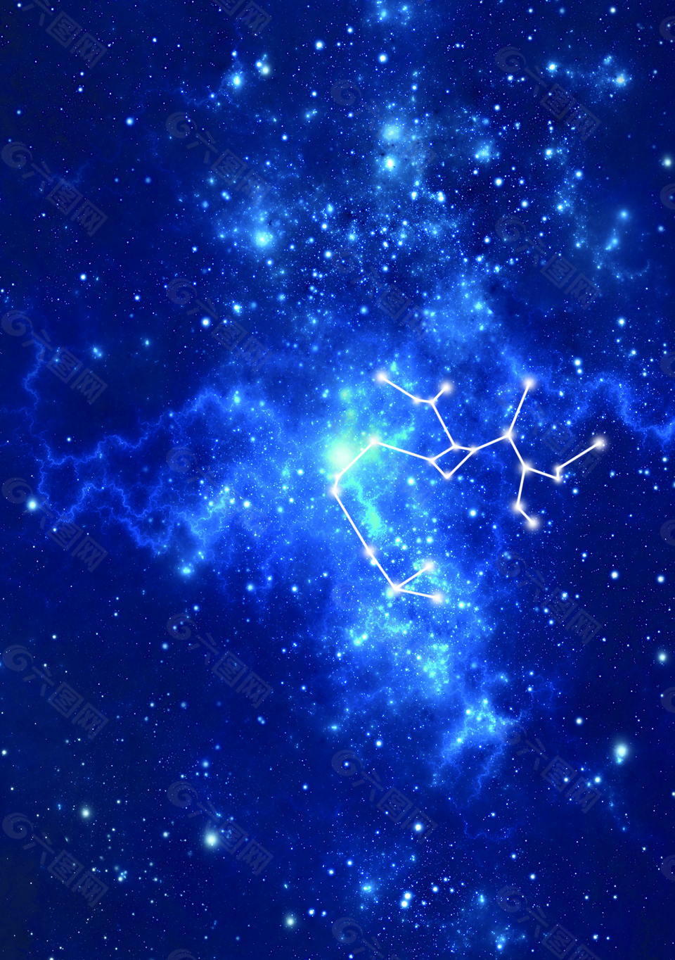 动感星空炫酷光束背景