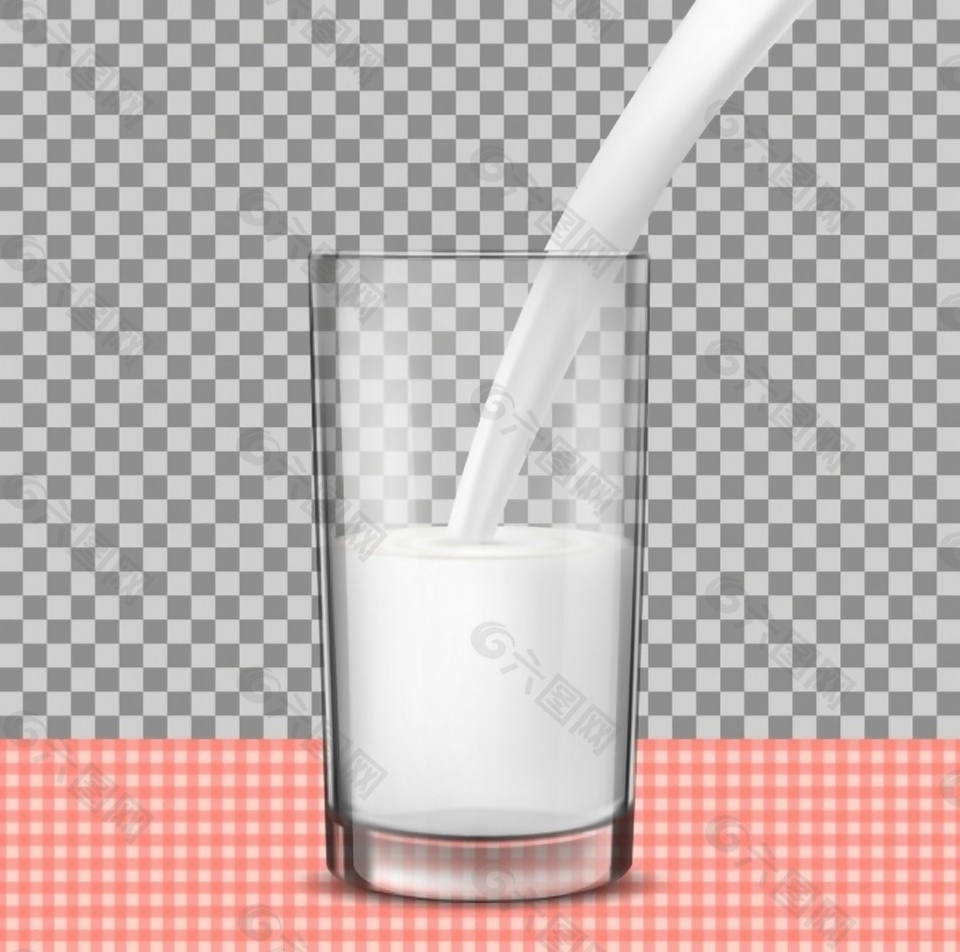 牛奶杯子ai矢量素材下载