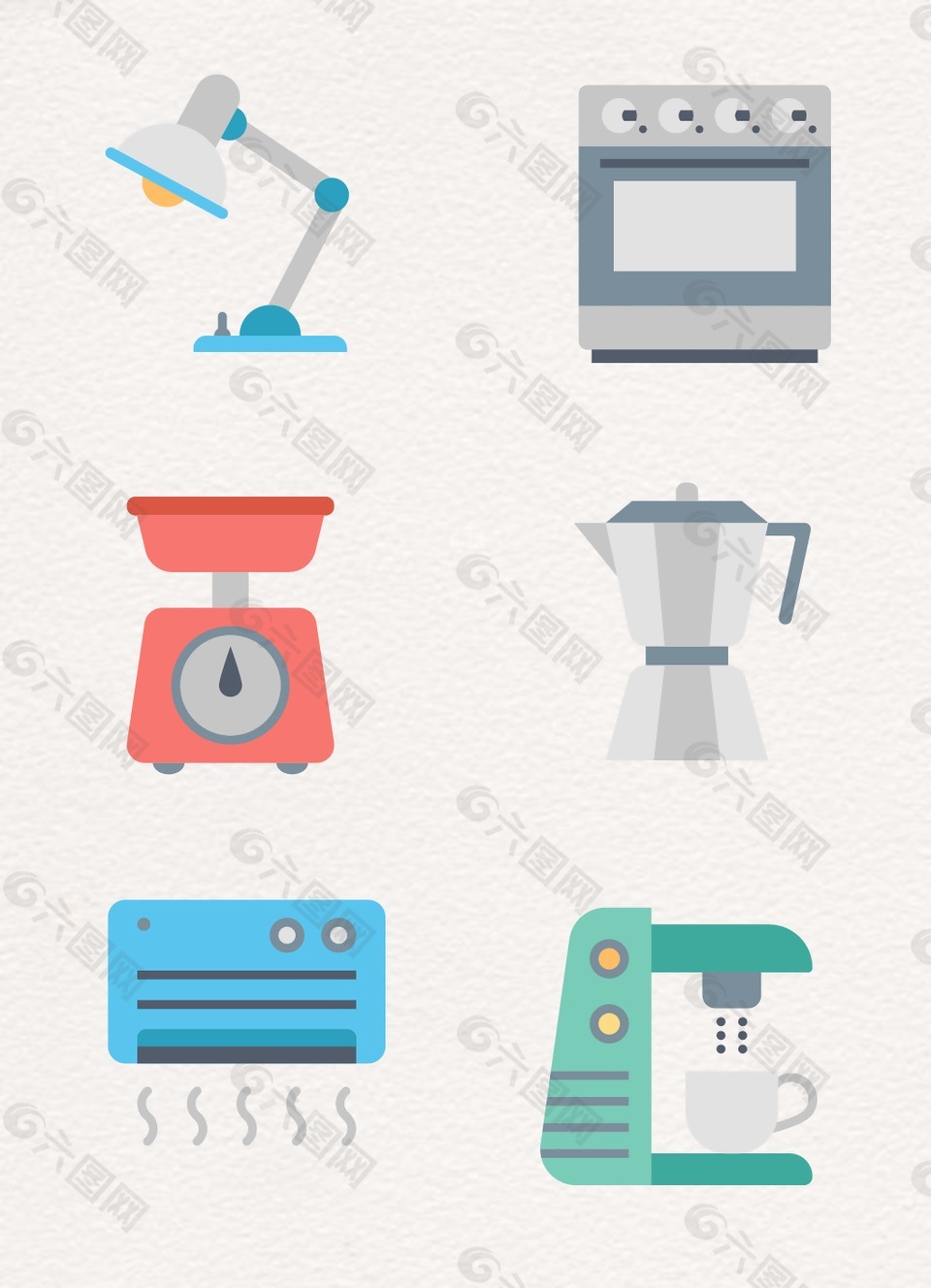 现代卡通设计电器设计