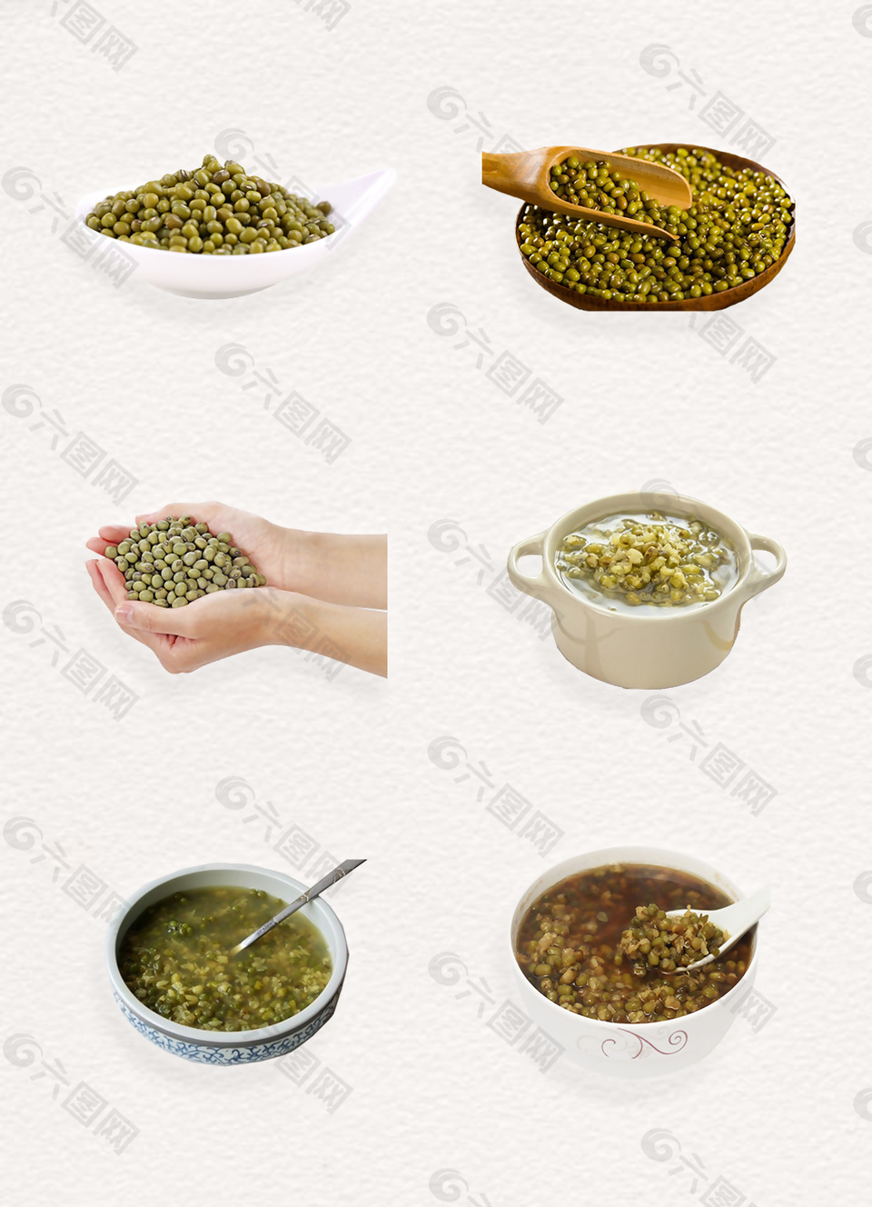 高清绿豆绿豆汤元素