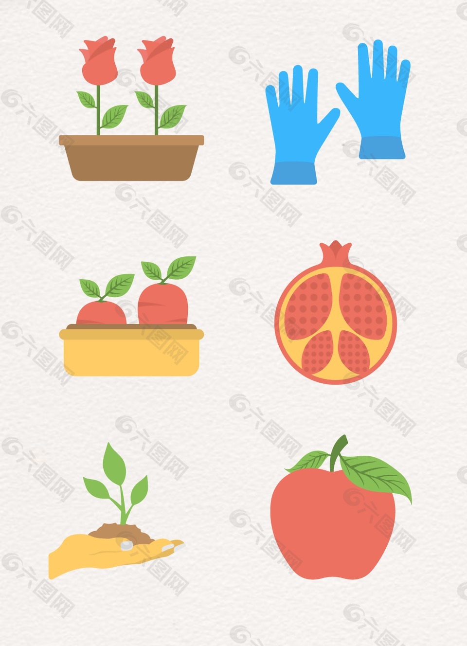 农业蔬菜设计图案