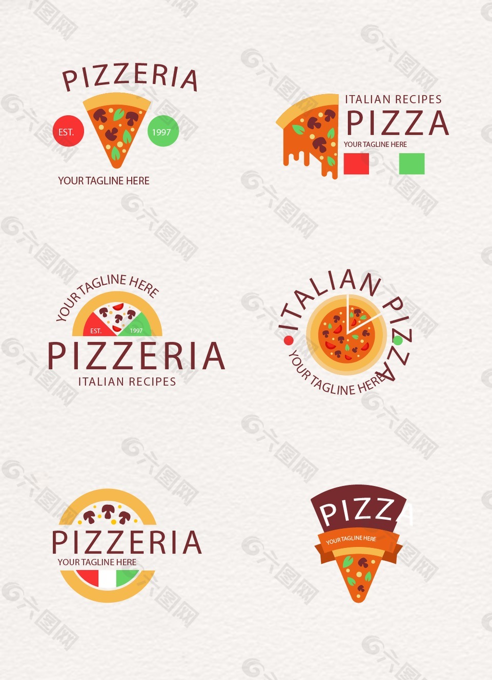 创意食物披萨设计