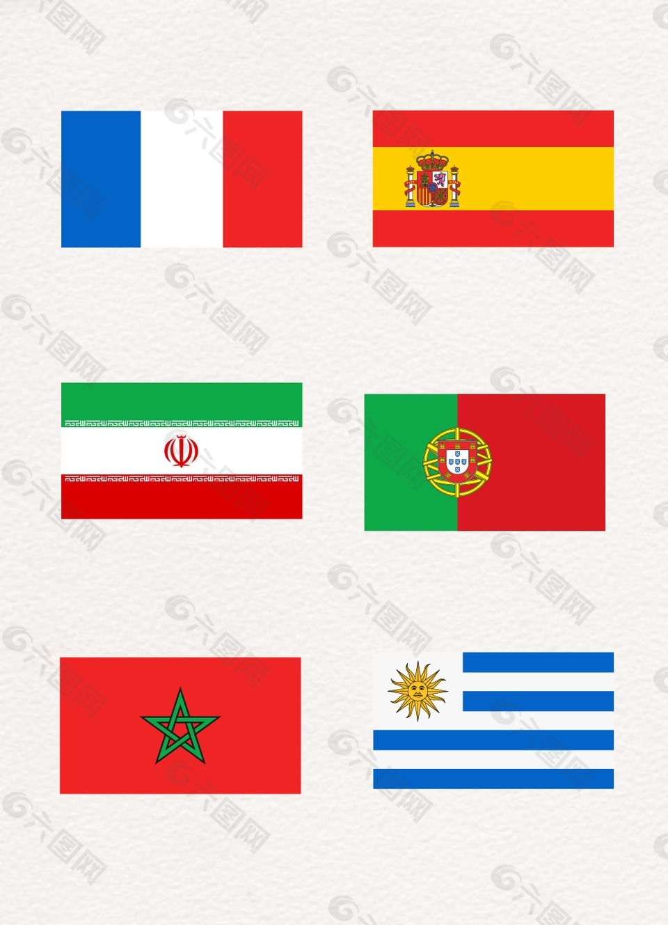 线条条纹国家国旗图案设计
