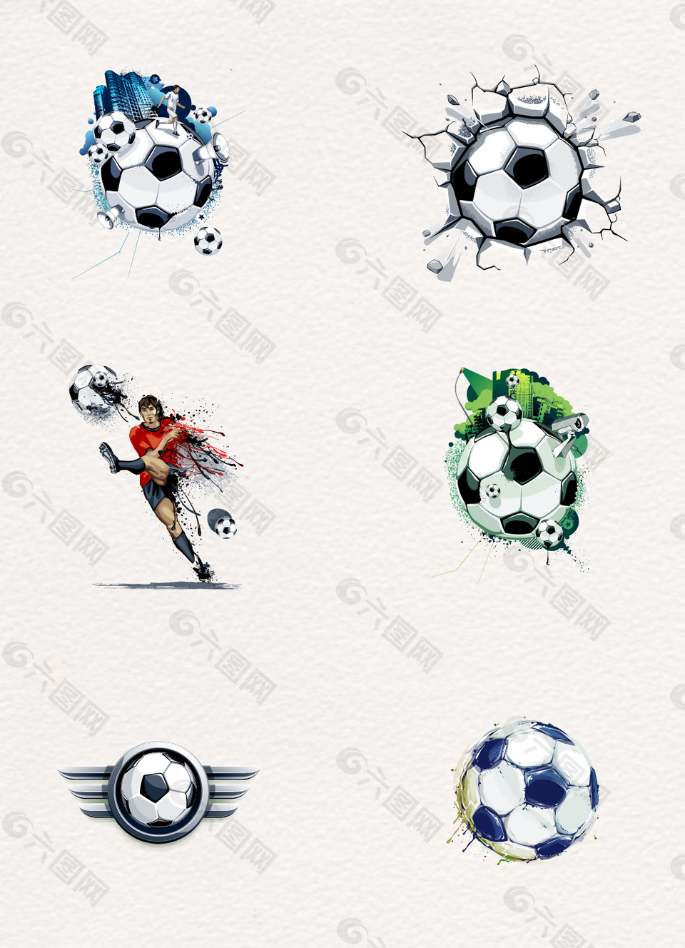 足球画面创意设计图片