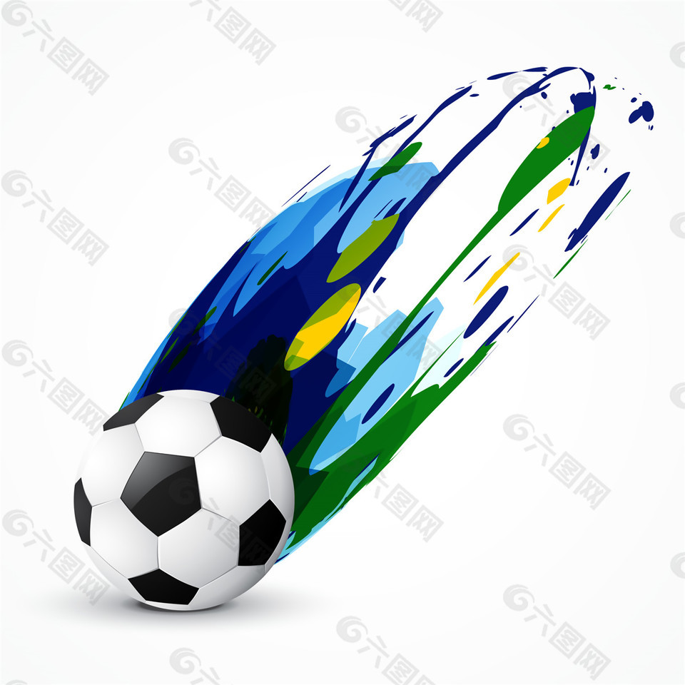 粉刷足球设计