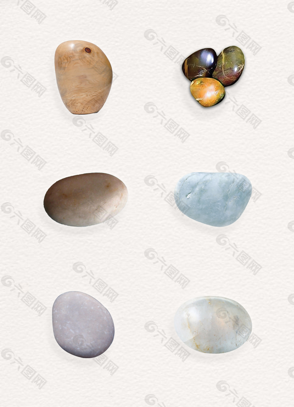 鹅卵石石头设计png素材