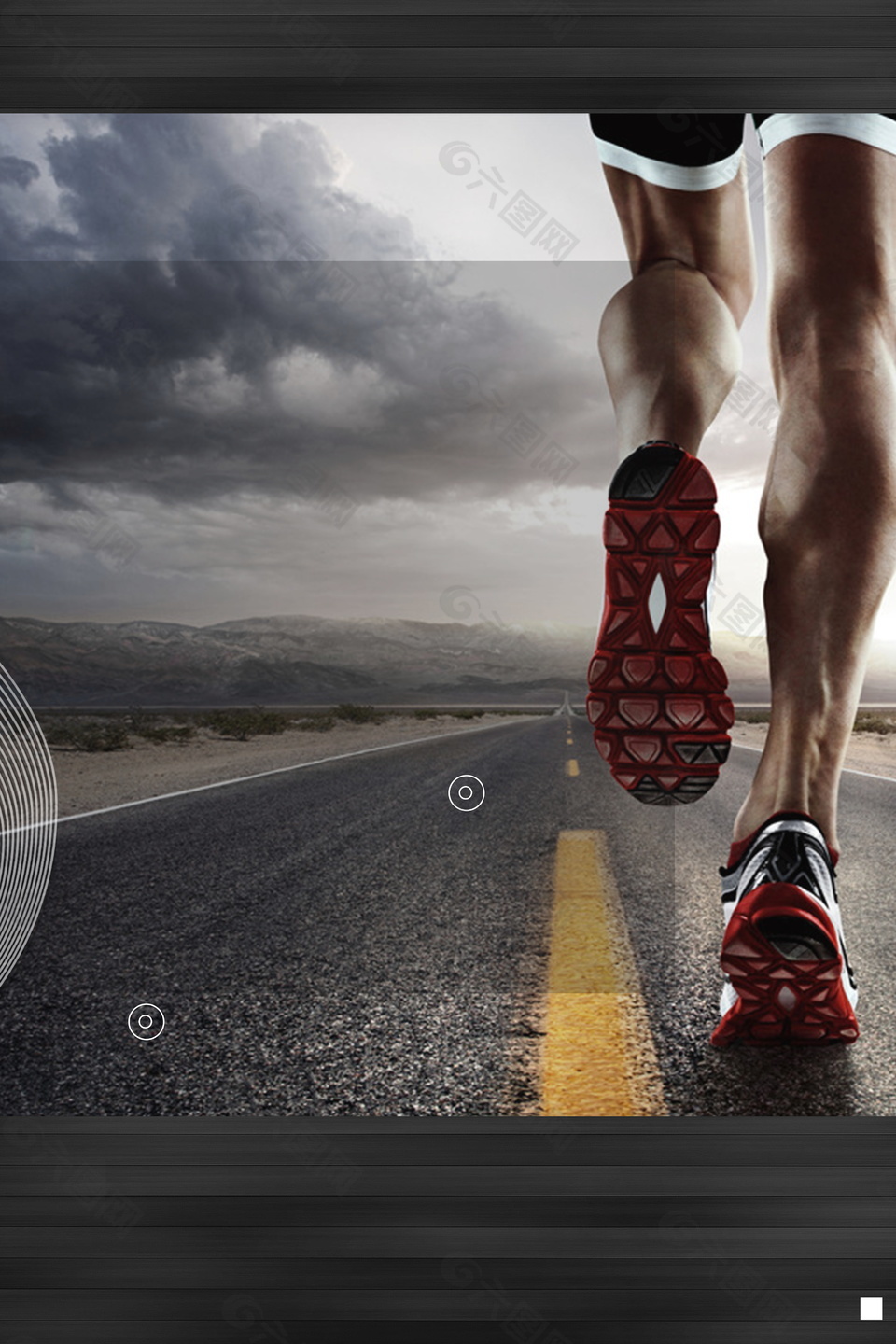 运动健将梦想释放背景素材