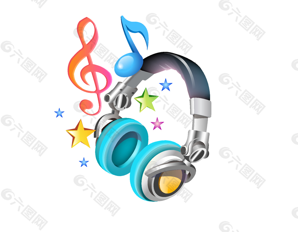 时尚彩色头戴式耳机