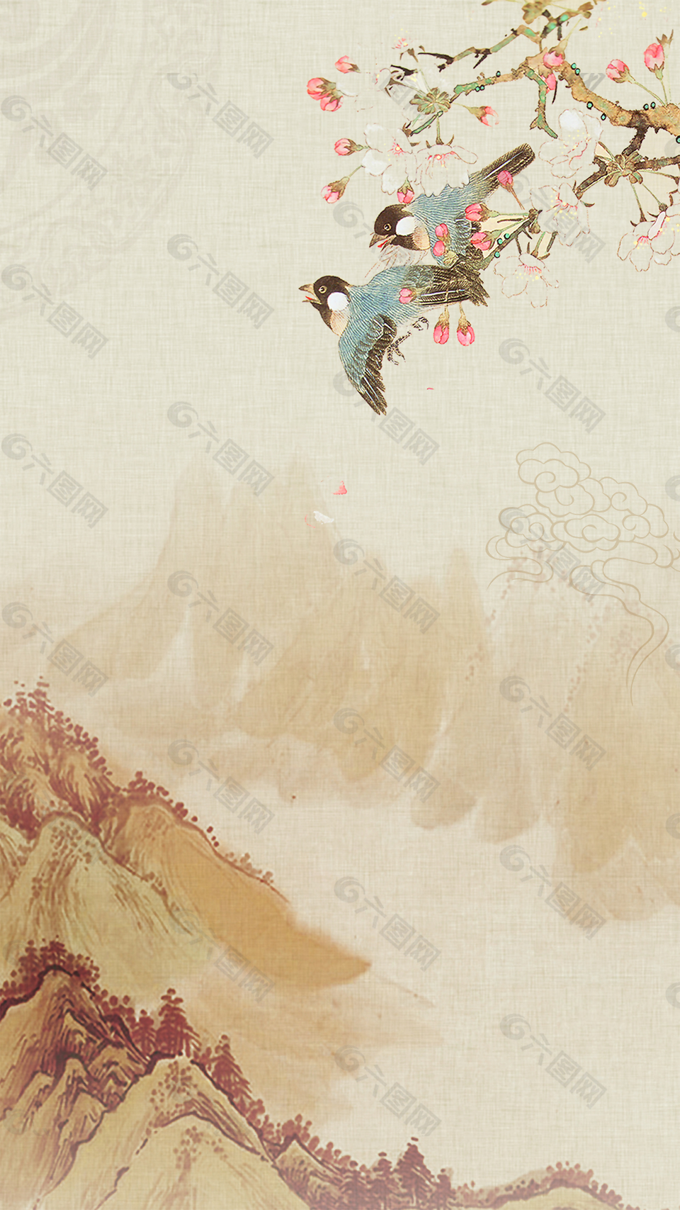 中国风传统山水背景背景素材免费下载(图片编号:9259971)-六图网