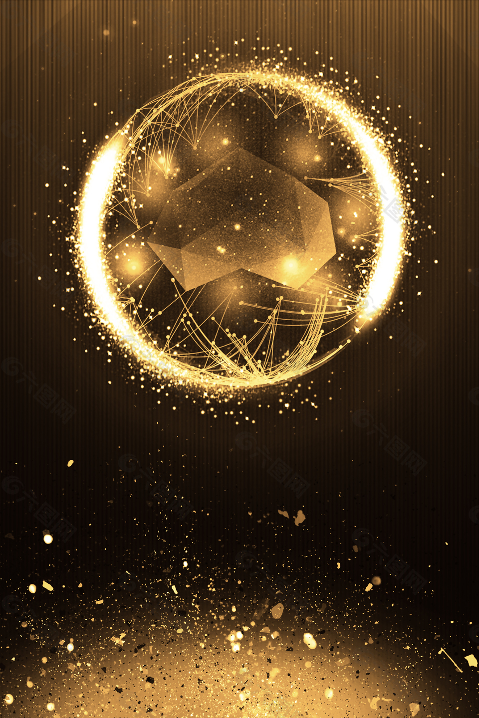 黑金世界杯大气金粉背景背景素材免费下载 图片编号 六图网