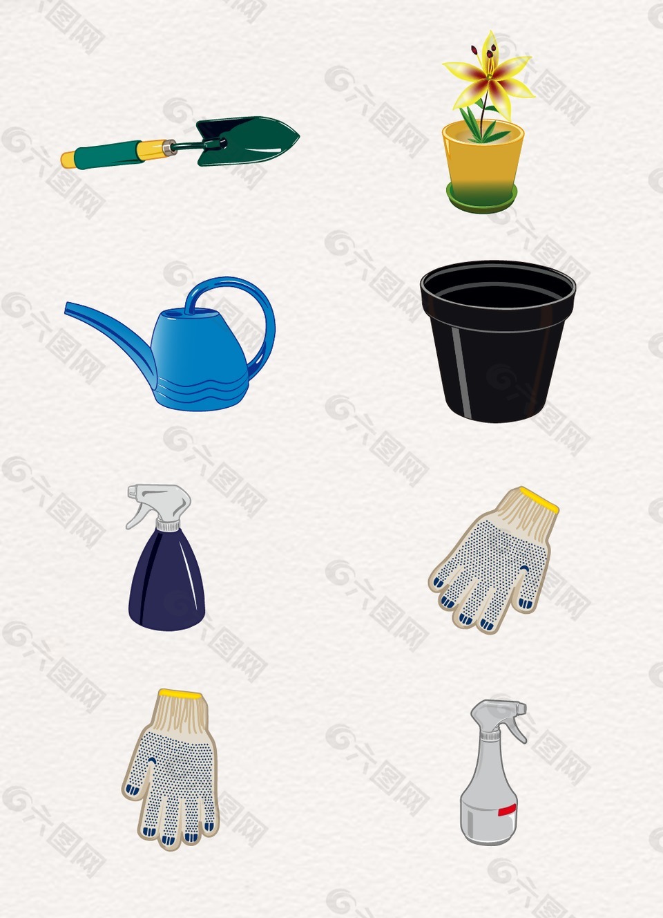 农业工具设计图案