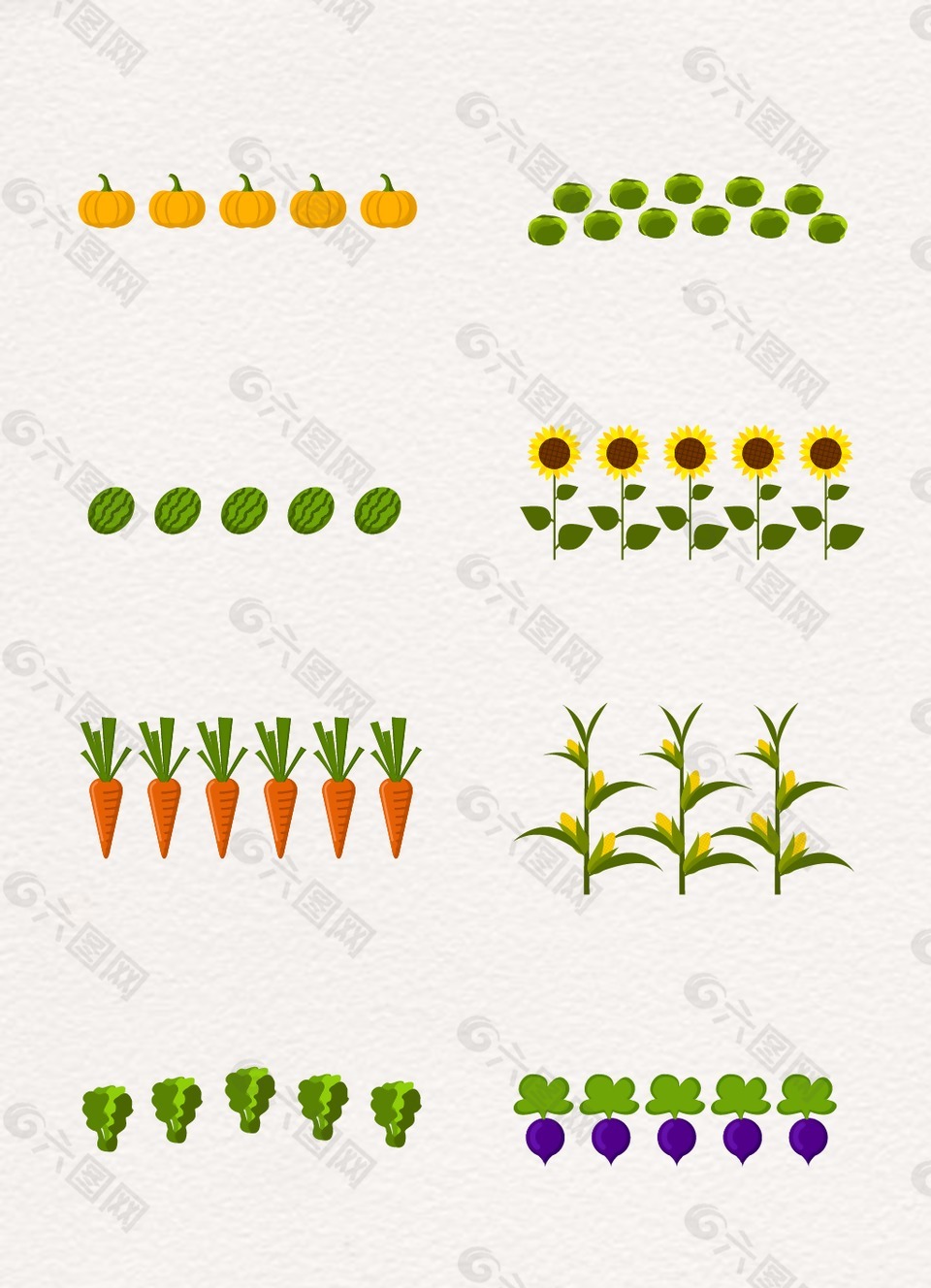 农业蔬菜植物设计