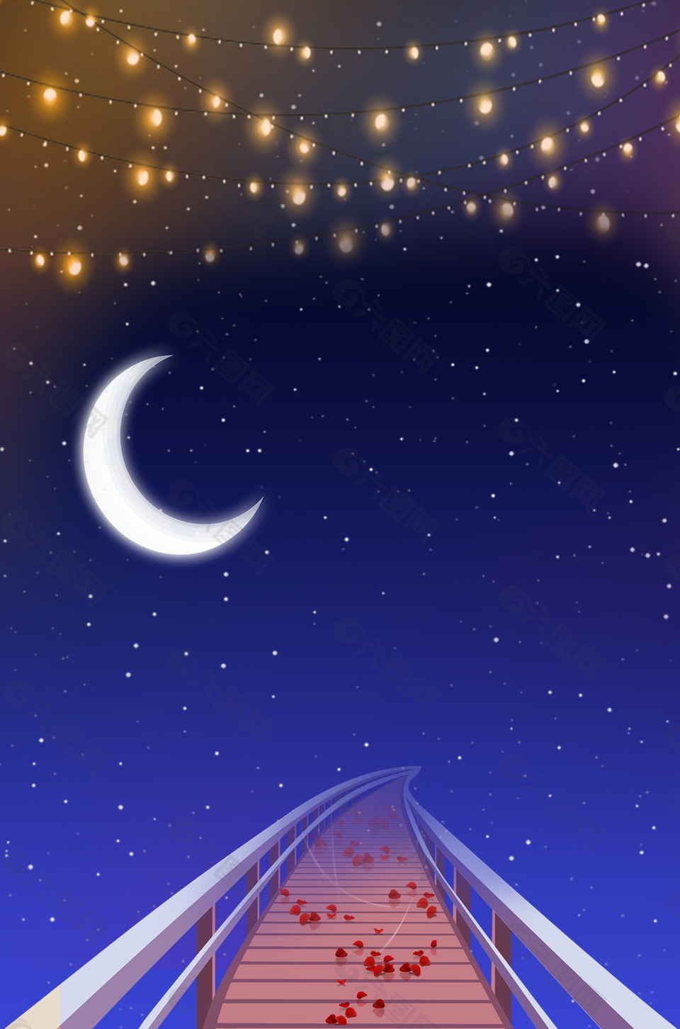 星光点缀仲夏之夜背景素材背景素材免费下载 图片编号 六图网