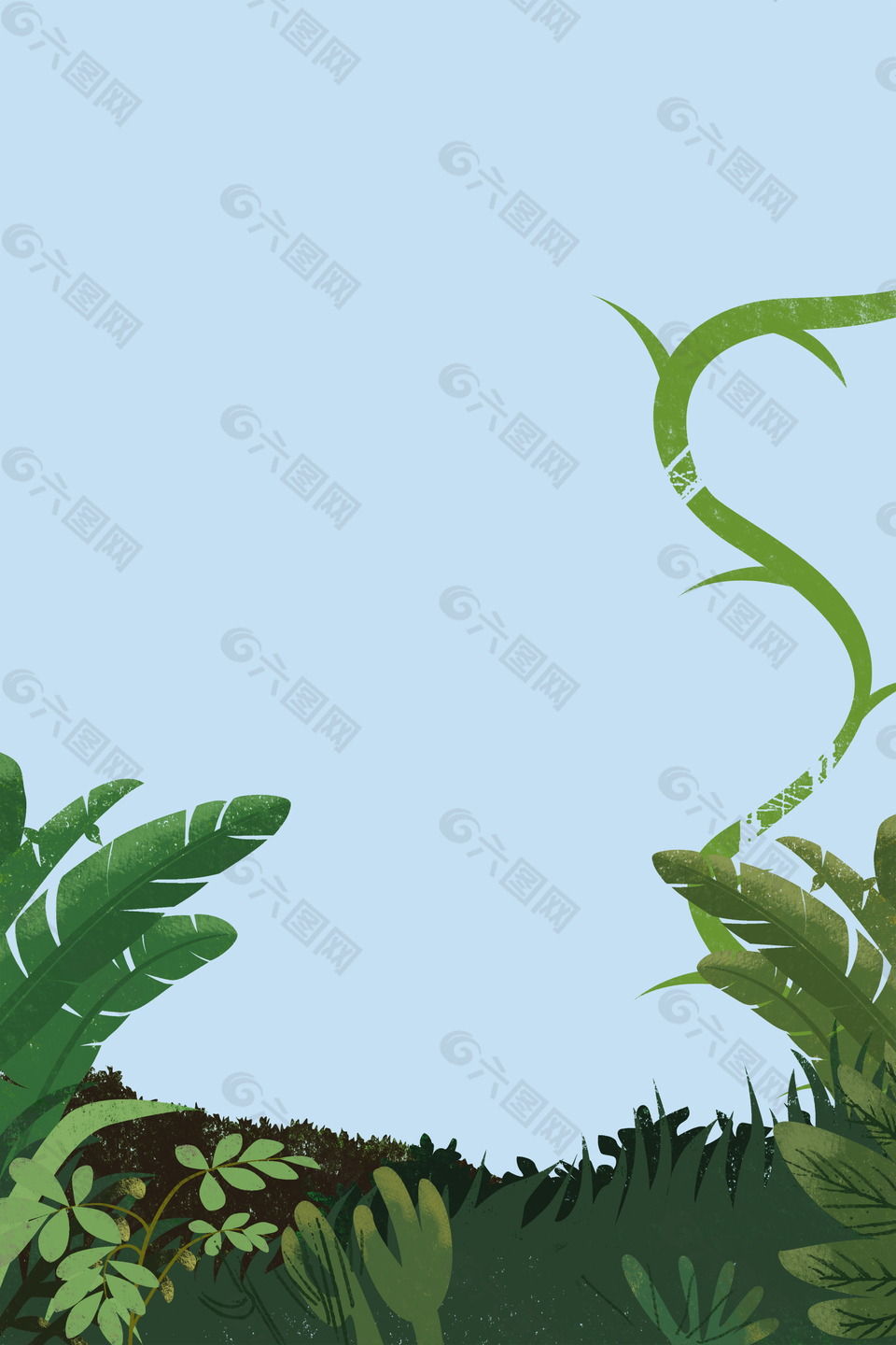 绿色清新植物背景背景素材免费下载 图片编号 六图网