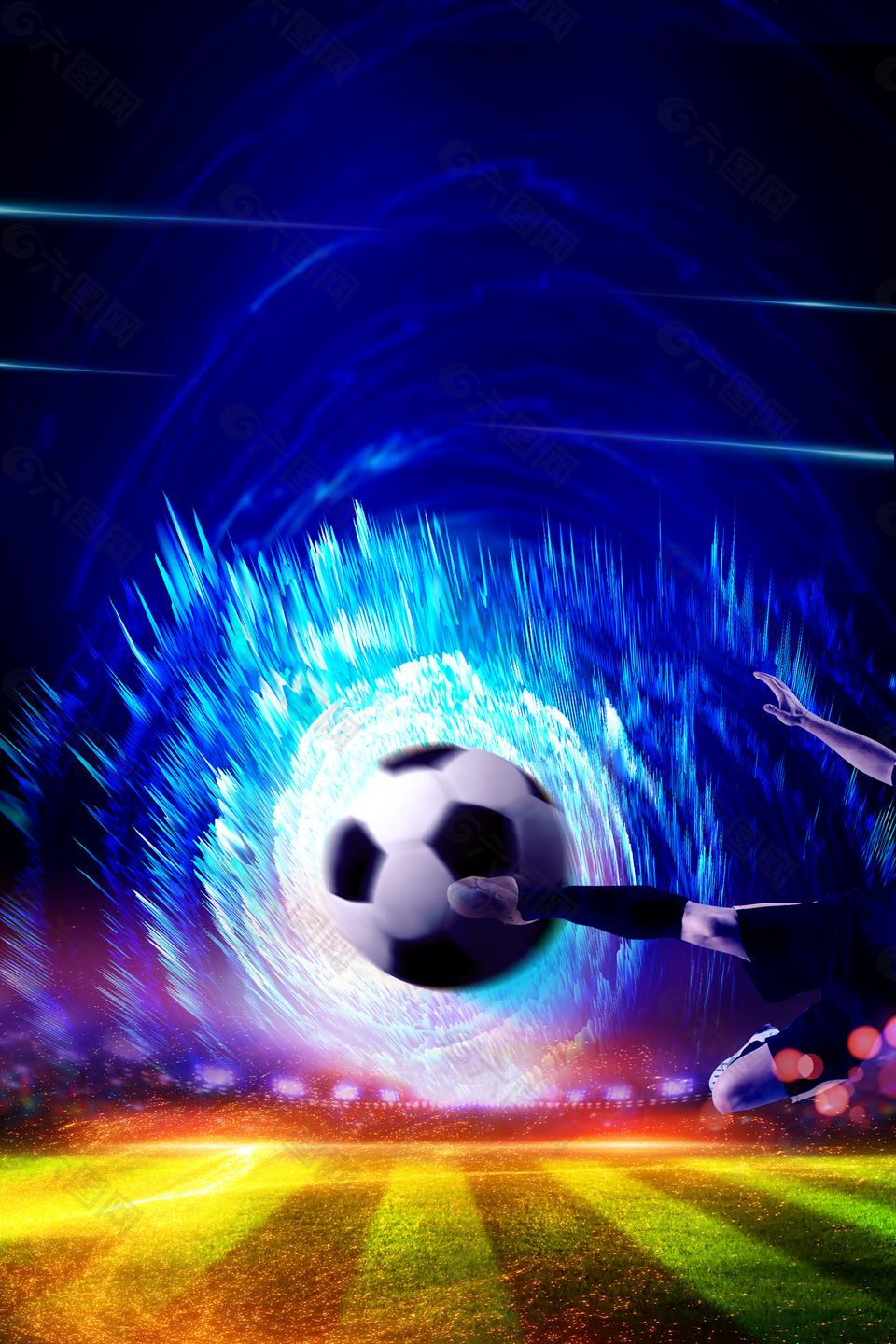 俄罗斯2018世界杯足球比赛巅峰对决背景