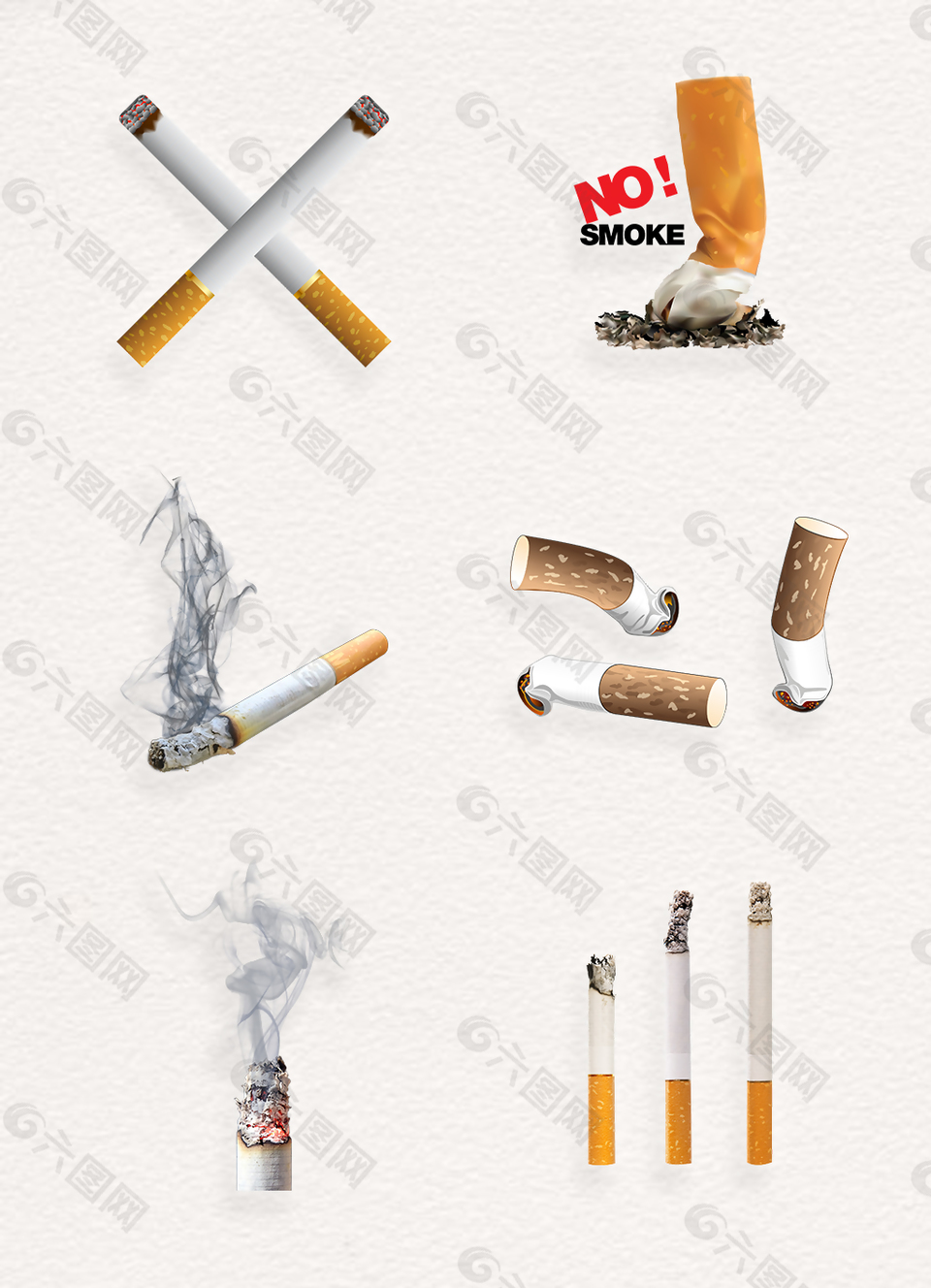 戒烟公益设计素材