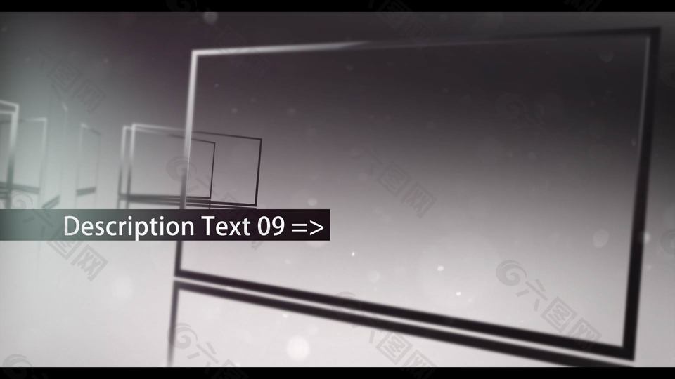 旋转视频展示片头AE模板