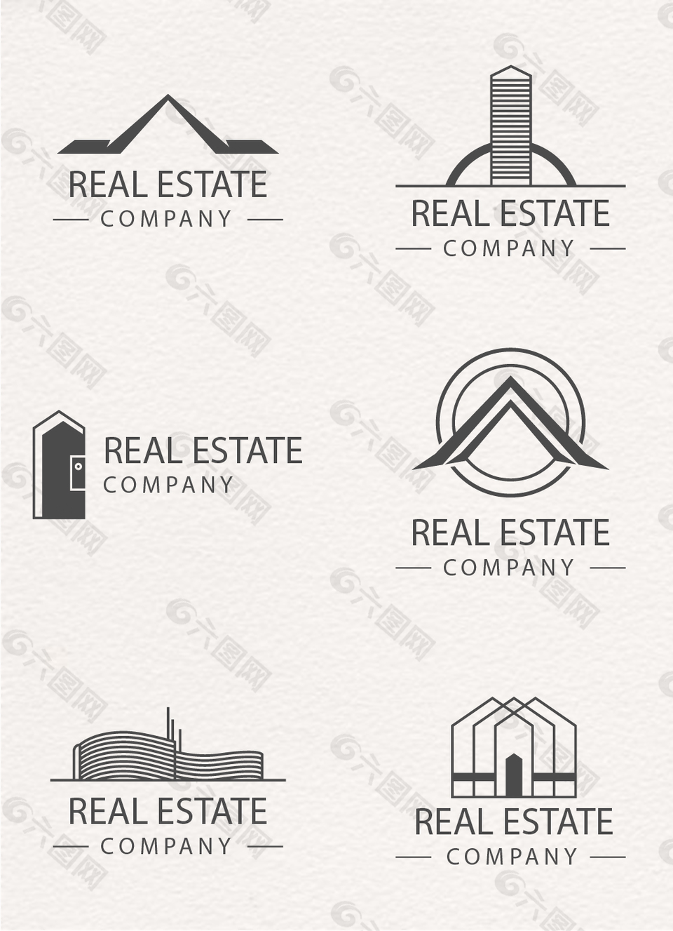 几何创意房地产logo图片