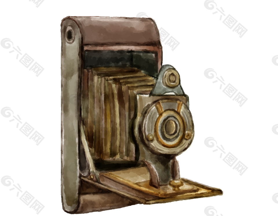 手绘铁质工具矢量图