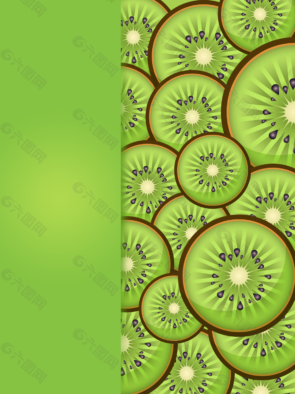 水果店奇异果背景