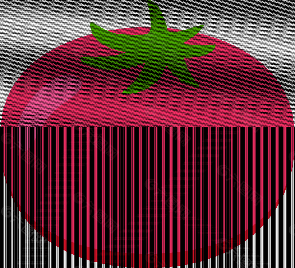 红色西红柿日系矢量素材