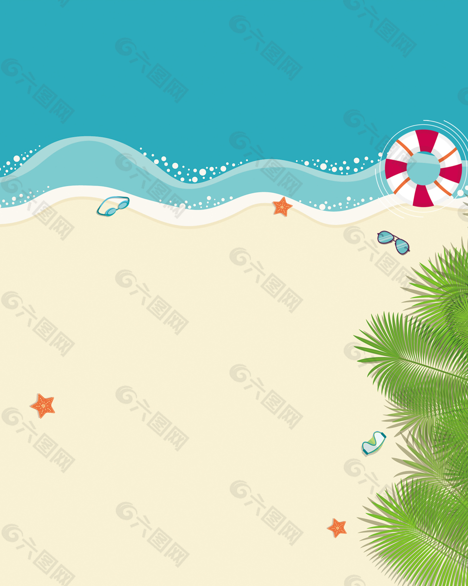 游泳馆办卡指南海报背景素材