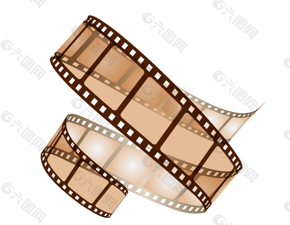 卡通胶卷矢量元素