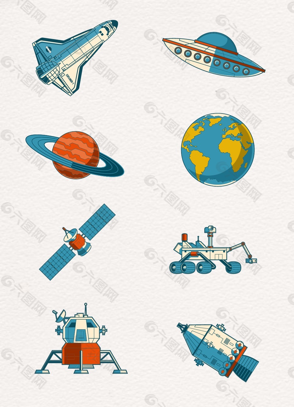 现代科技科学设计图案