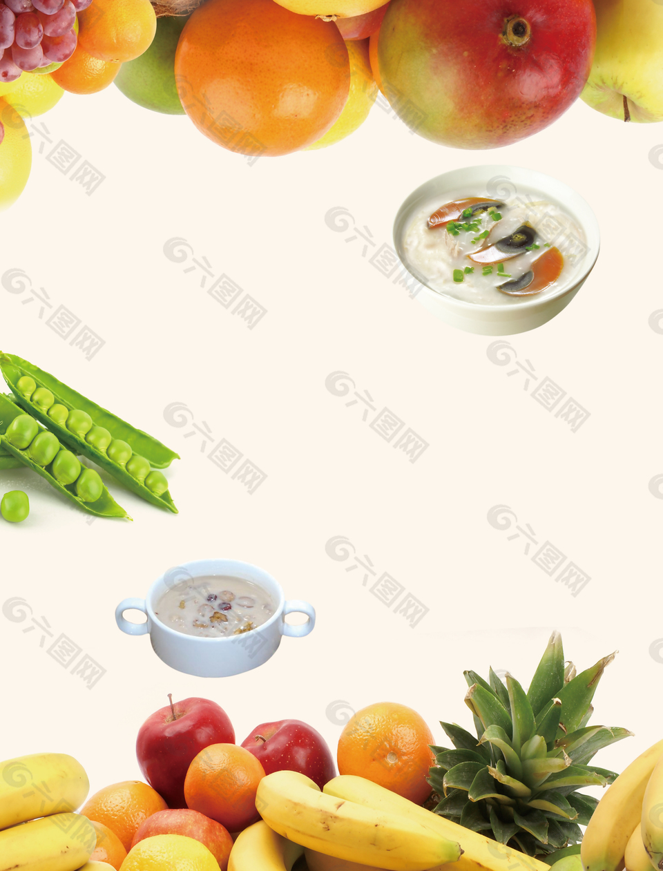 美食海报背景素材