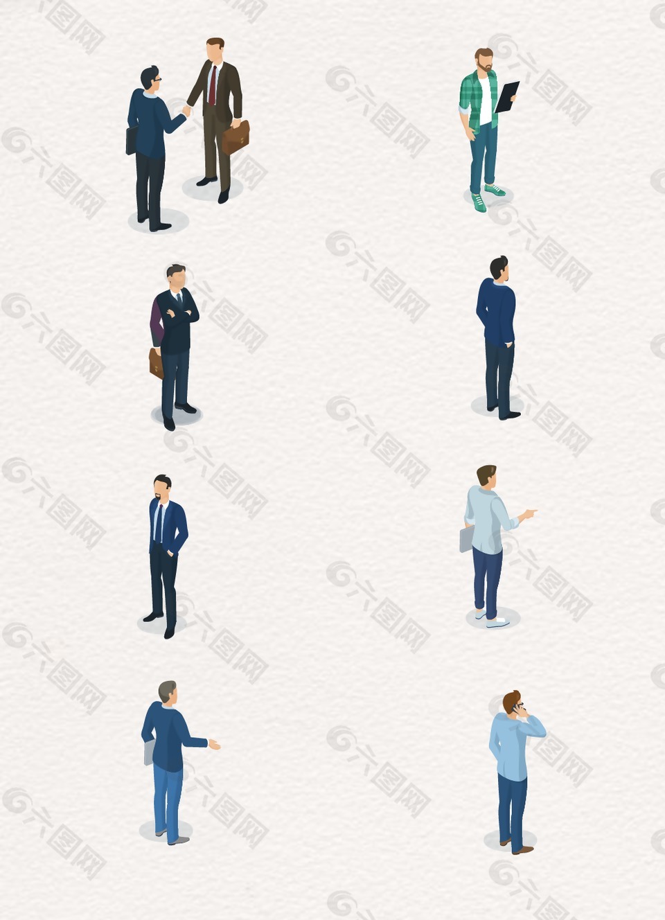 商务办公人物设计设计元素素材免费下载(图片编号:9292603)-六图网