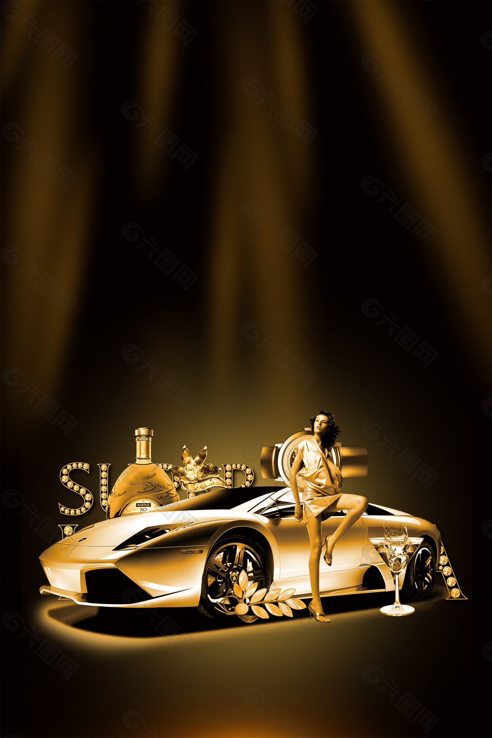 大气时尚汽车分期购背景