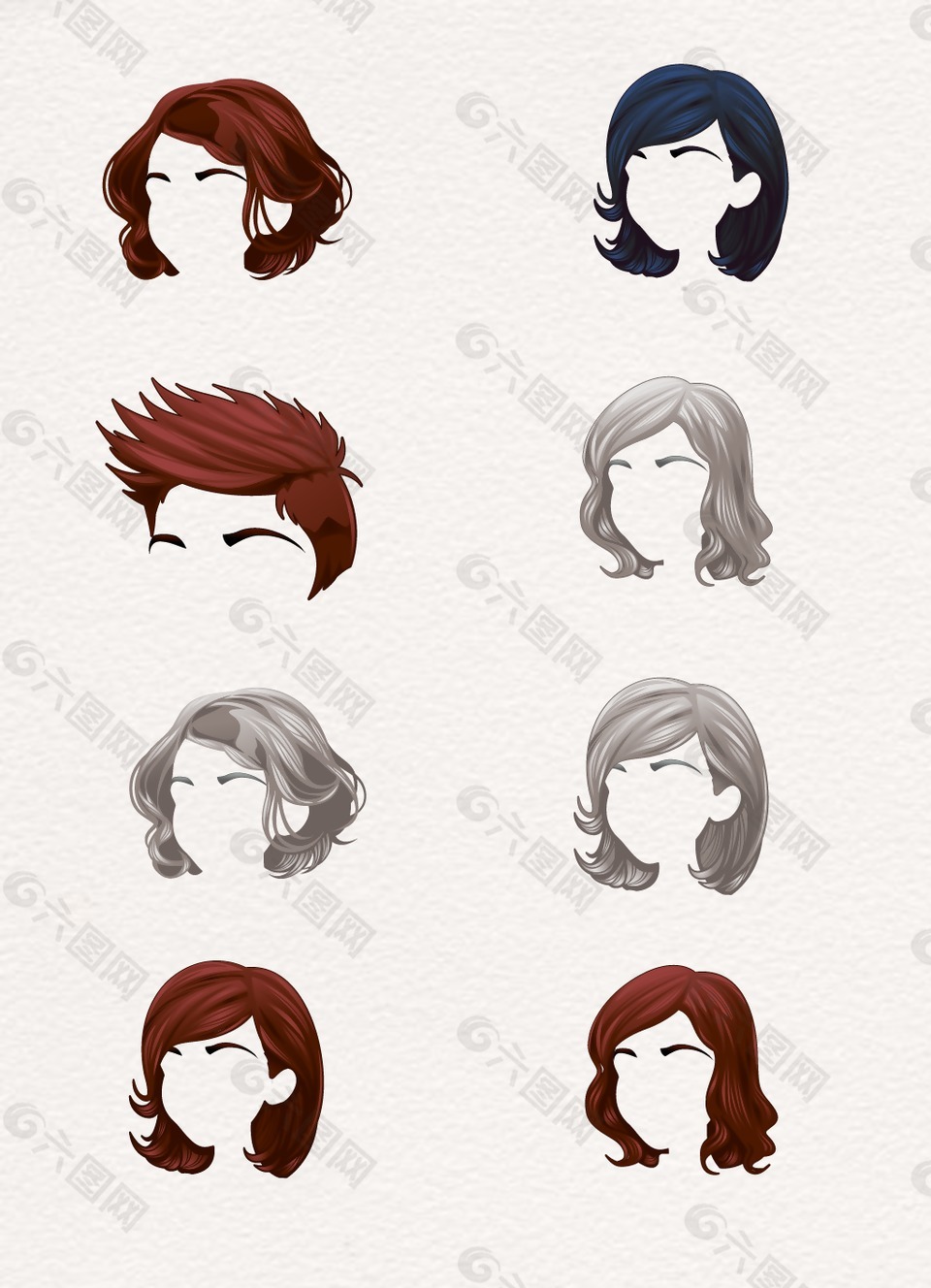 现代女性发型设计