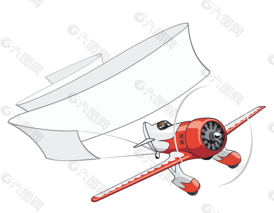 创意飞行的螺旋飞机