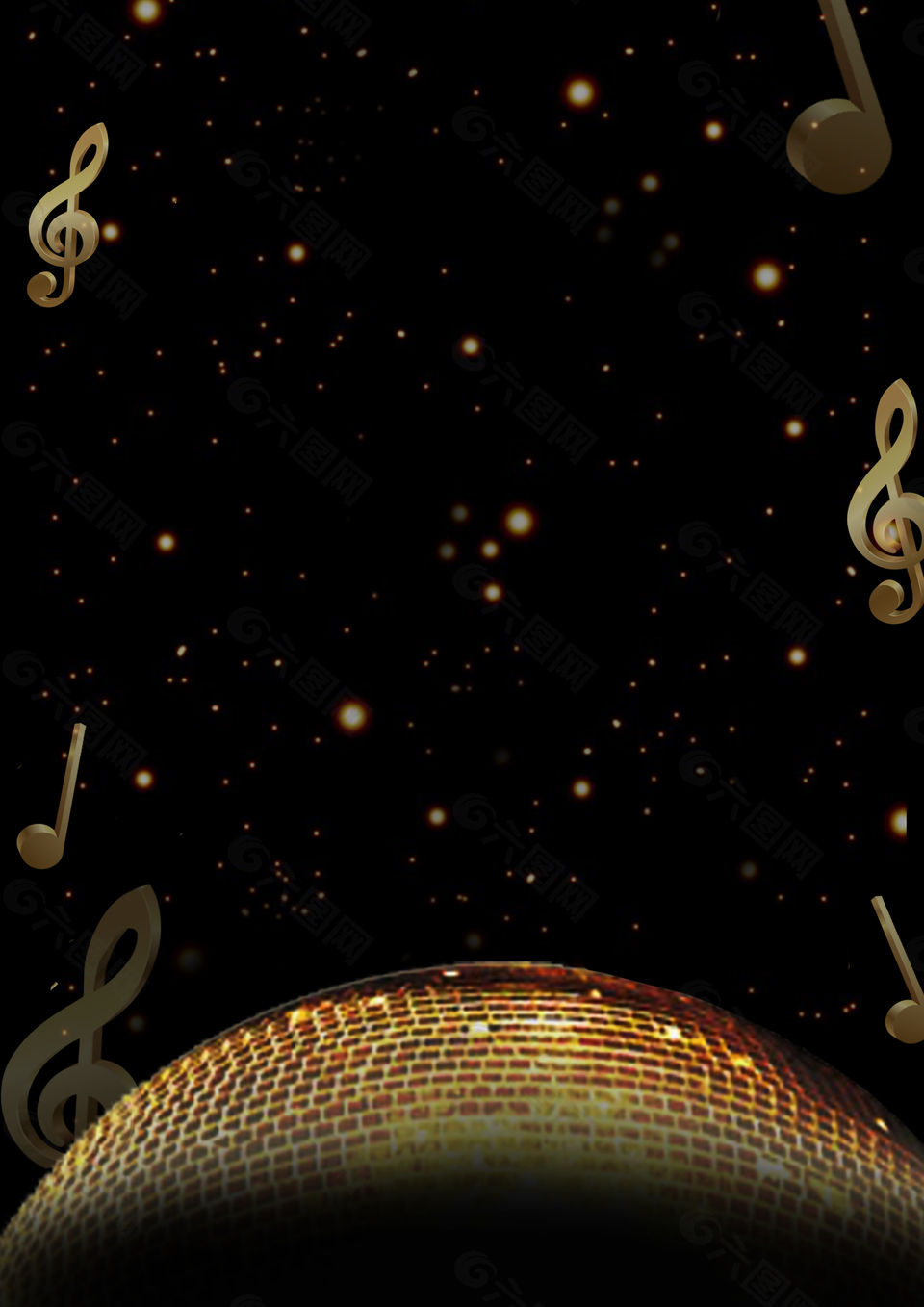 ktv盛大开业宣传海报背景