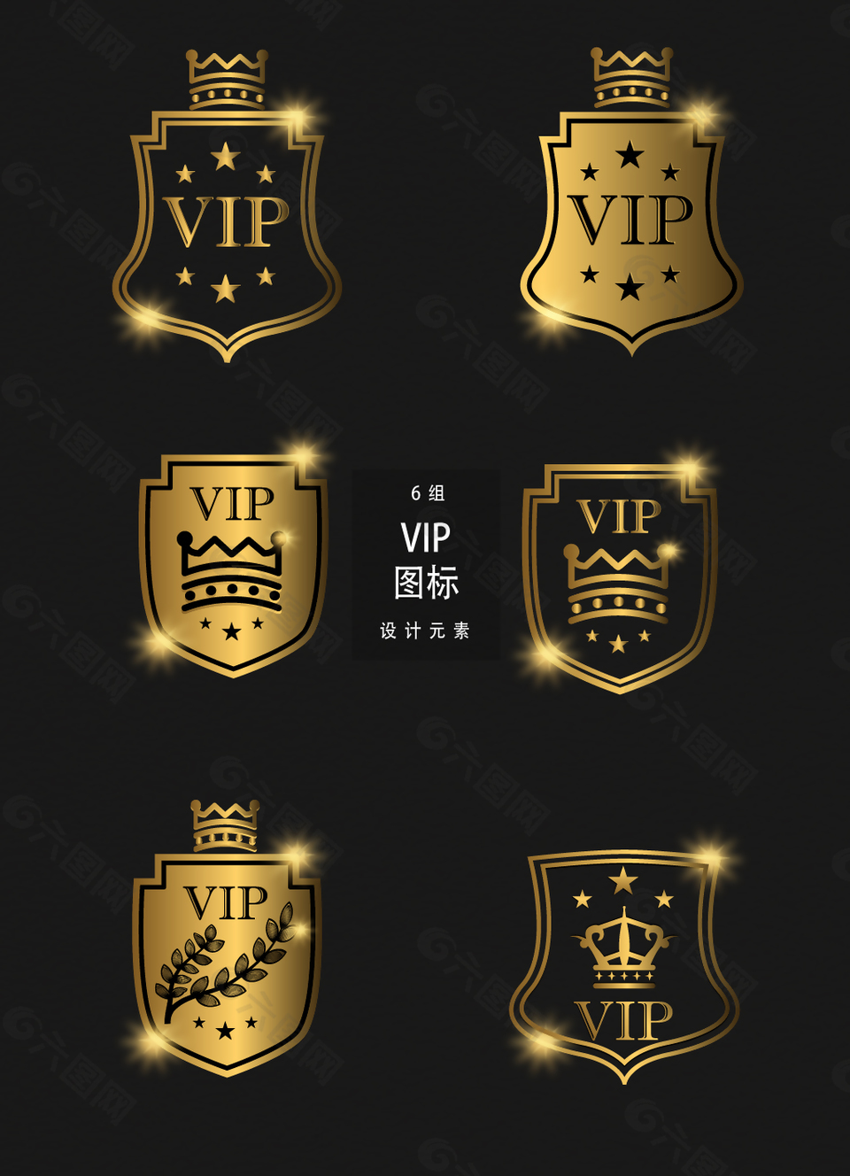 VIP会员图标设计